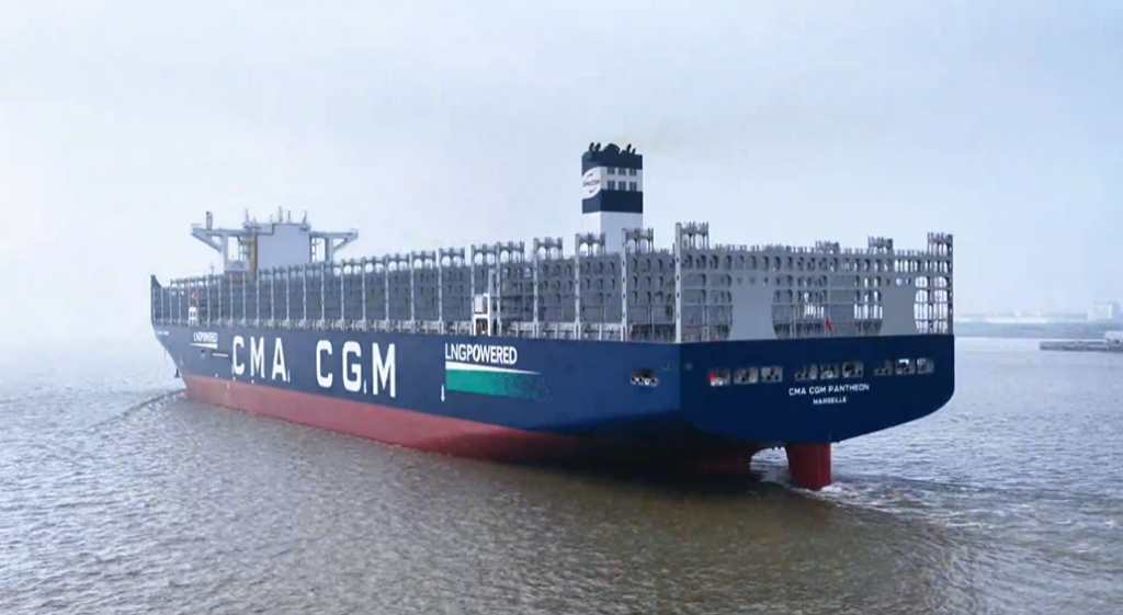 Yangzijiang hands over another LNG-powered giant to CMA CGM