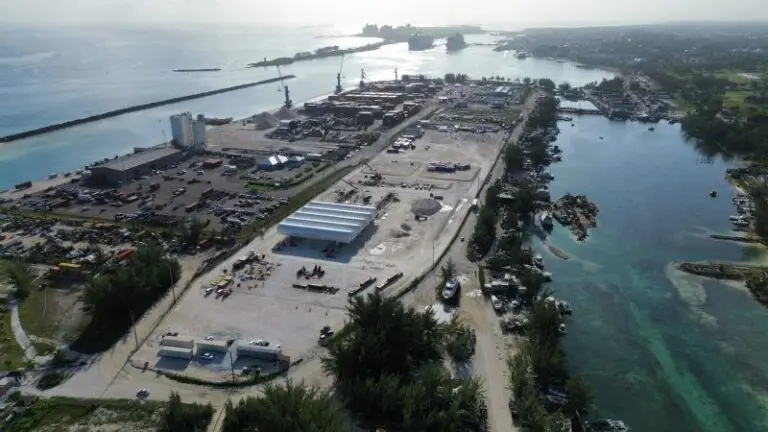 Construction progresses on small-scale LNG terminal in Bahamas