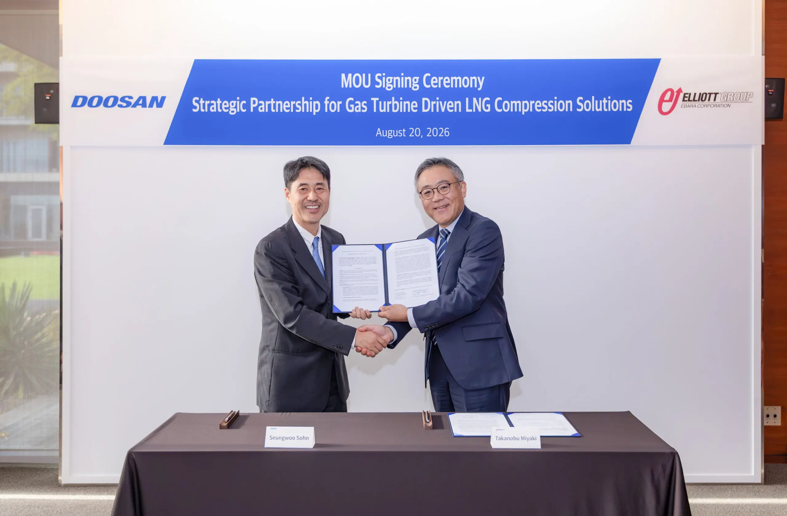 Ebara Elliott Energy, Doosan Enerbility to develop compressors for LNG industry