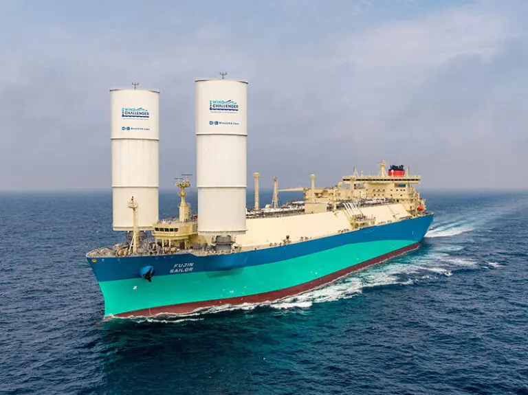 MOL names first LNG carrier equipped with sails