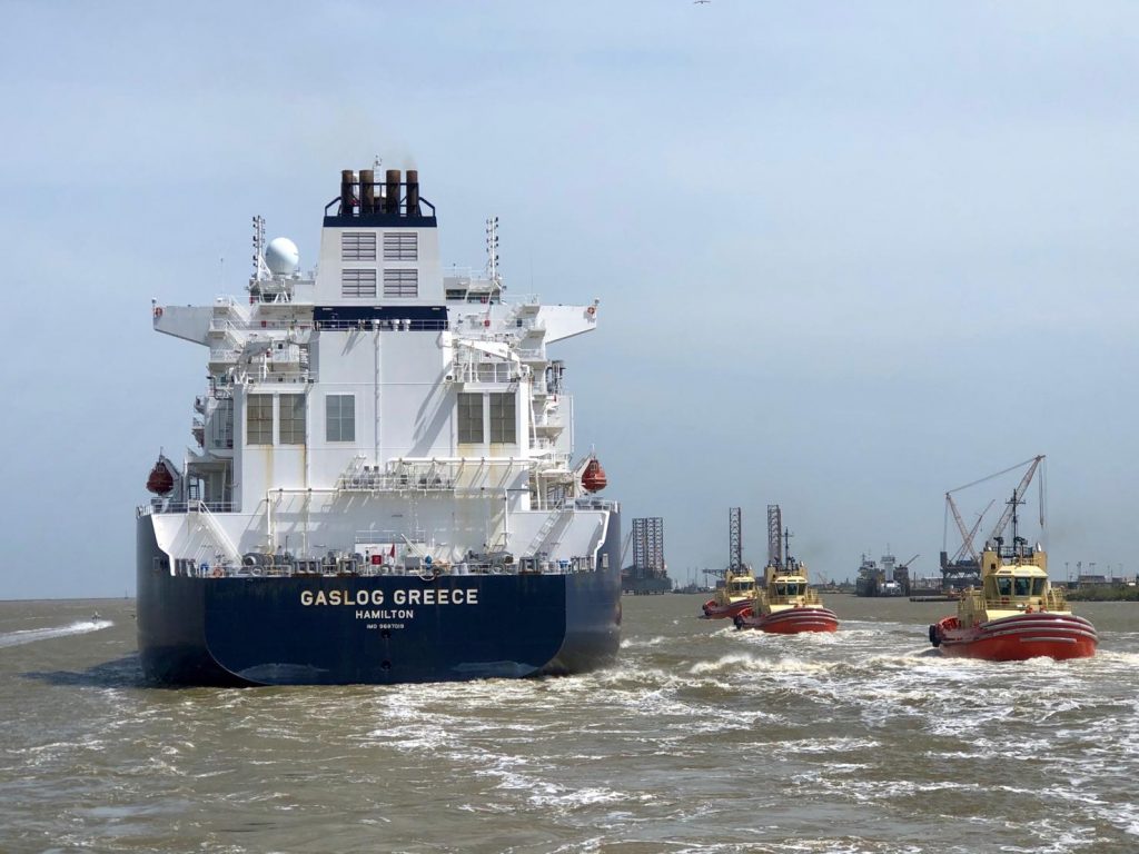 GasLog Greece at Sabine Pass 