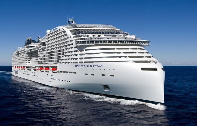 MSC Cruises LNG-powered vessel