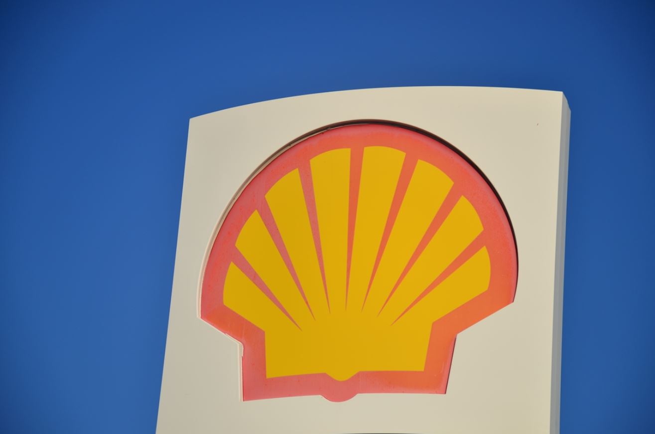 A Shell logo