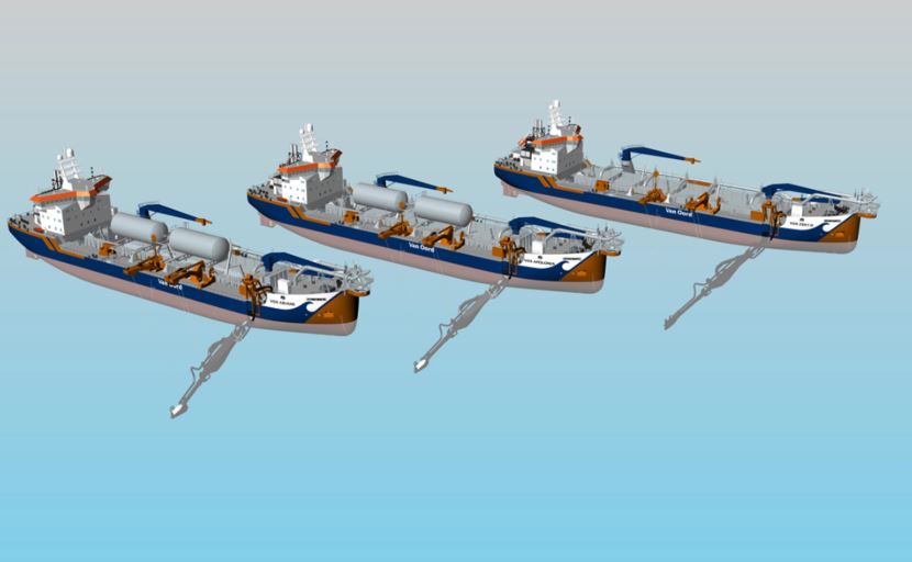 Van Oord LNG-powered dredgers
