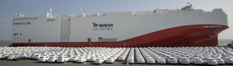 Volkswagen starts using first LNG-powered car carrier