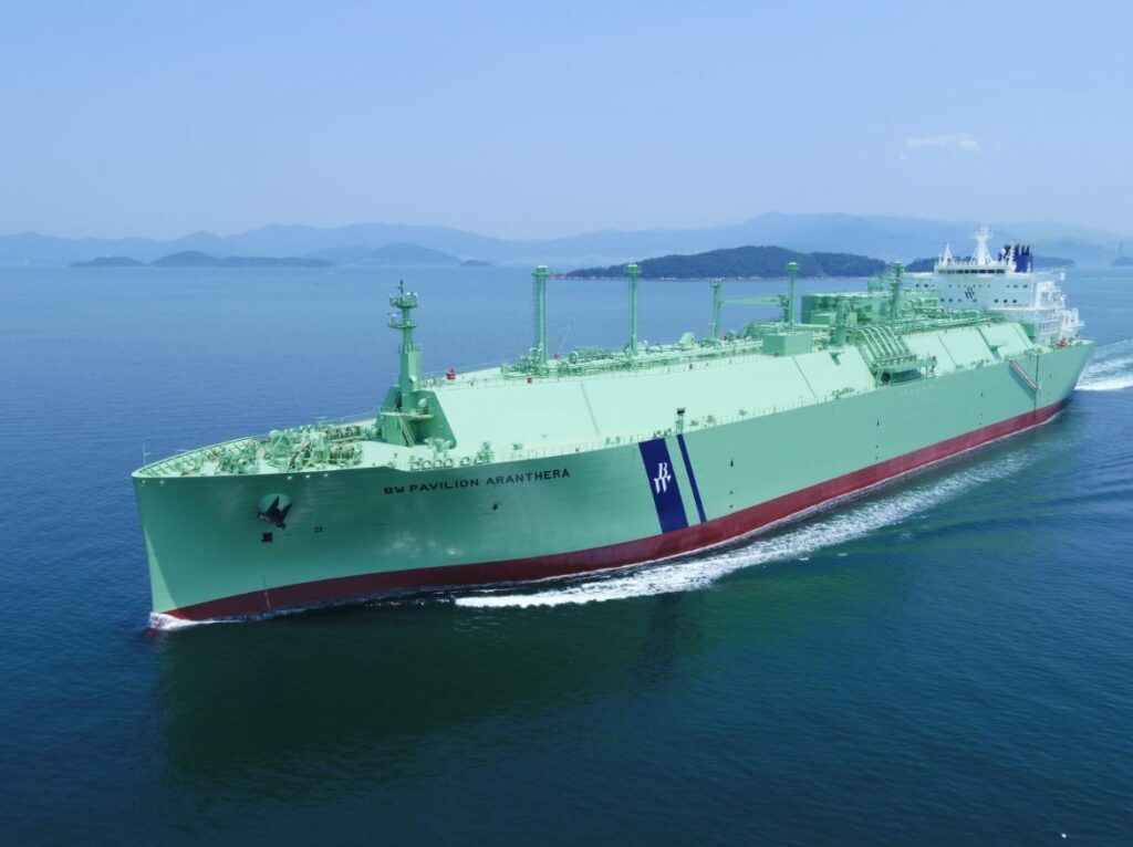 BW takes delivery of new ME-GI LNG carrier