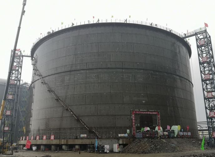 Sinopec kicks off work on Tianjin LNG storage tanks