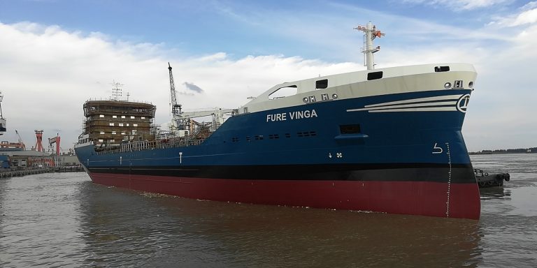 Another Swedish LNG-powered tanker launched