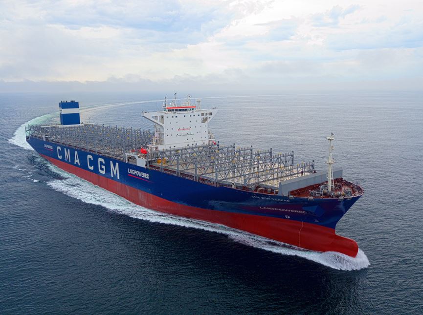 ESP's LNG containership completes gas trials