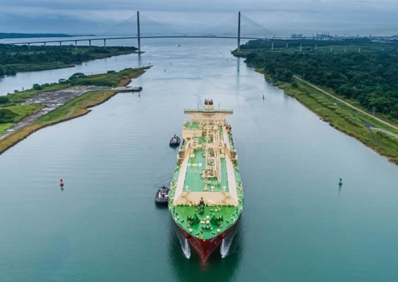 LNG carrier marks Panama Canal milestone