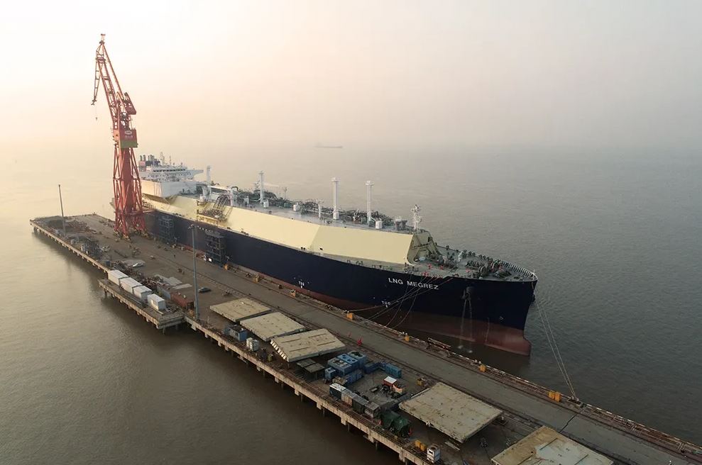 MOL and Cosco's LNG Megrez wraps up gas trials