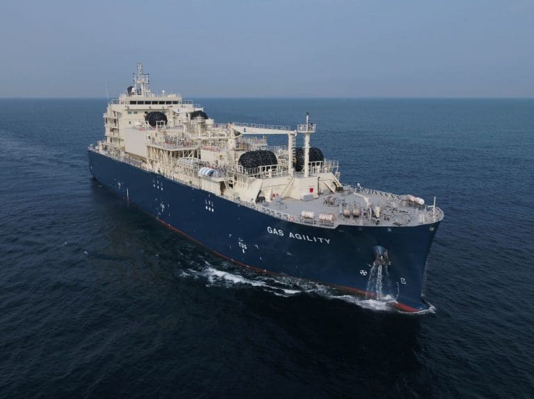 World s Largest LNG Bunkering Vessel Enters Rotterdam For Naming 