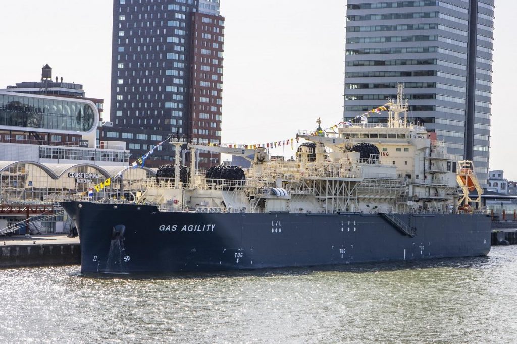World’s largest LNG bunkering vessel enters Rotterdam for naming ceremony