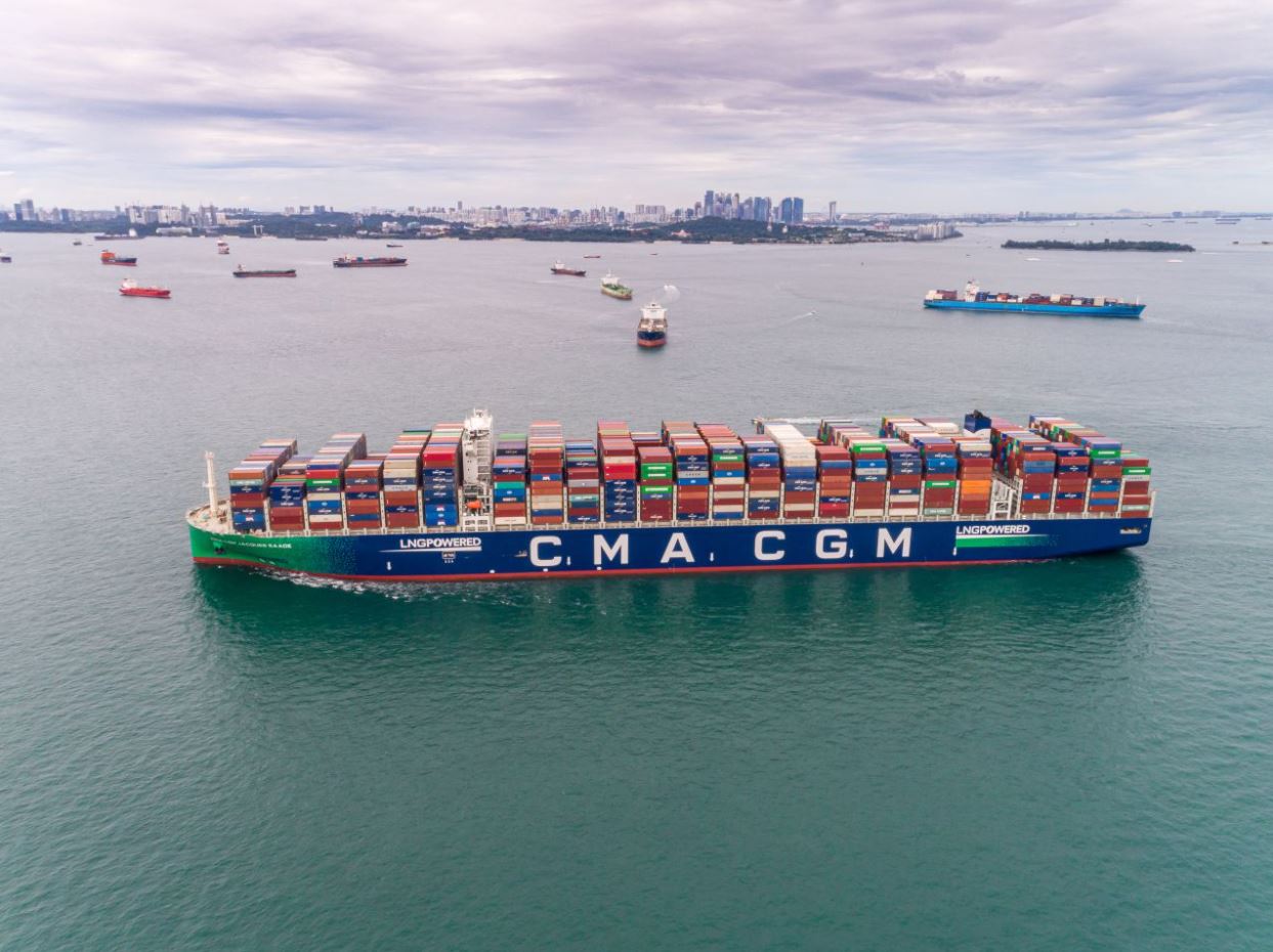 CMA CGM’s LNG-powered flagship sets another record