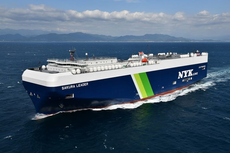 NYK takes delivery of Japan's first LNG PCTC