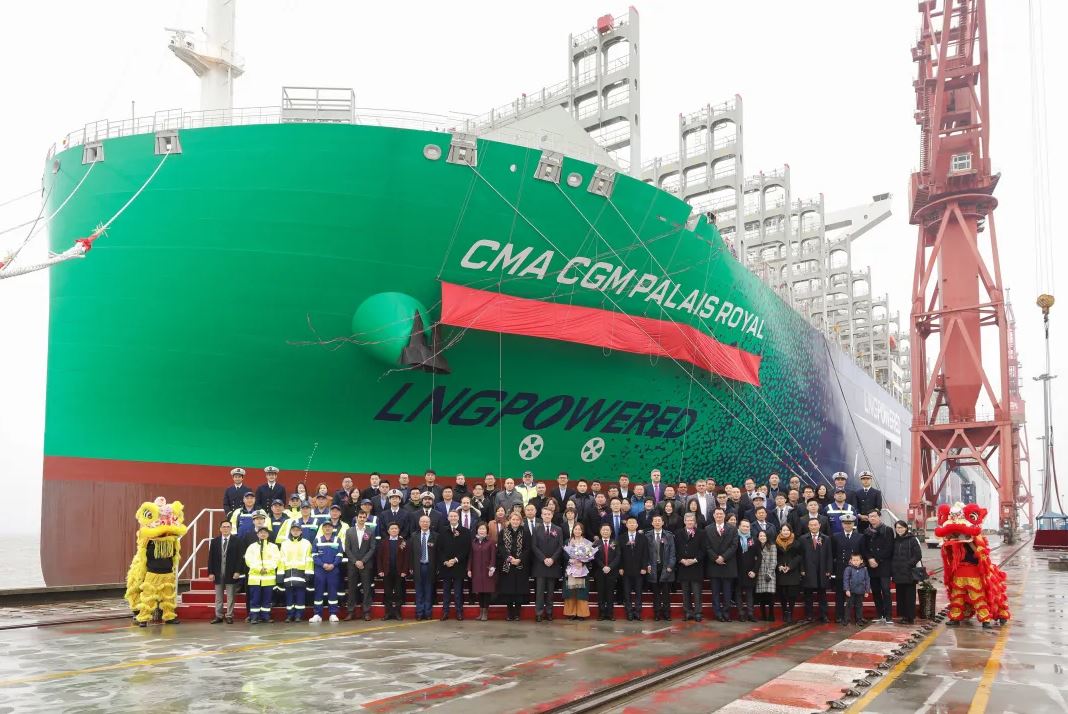 Third LNG giant joins CMA CGM fleet