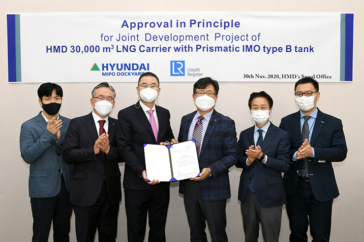 Hyundai Mipo’s LNG carrier design gets LR approval