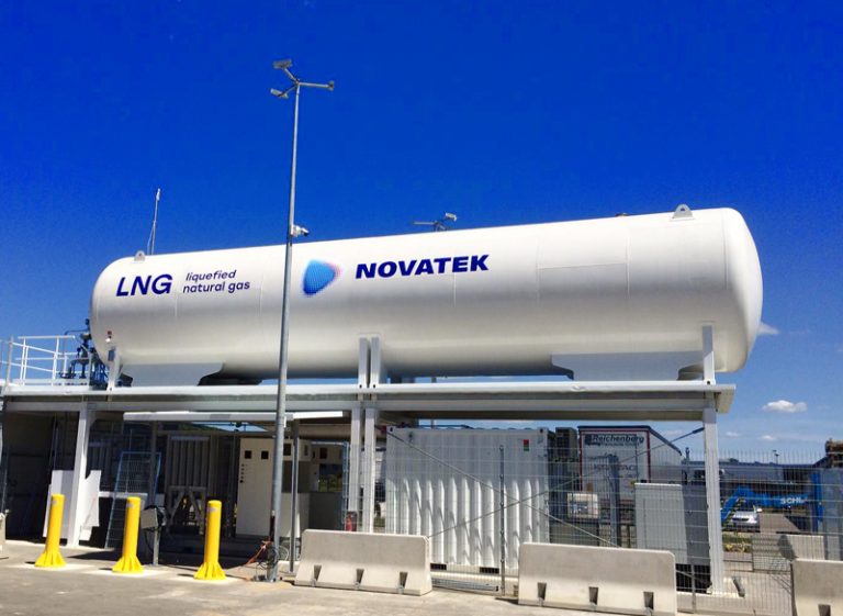 Novatek says it launched Europe's first carbon-neutral LNG station