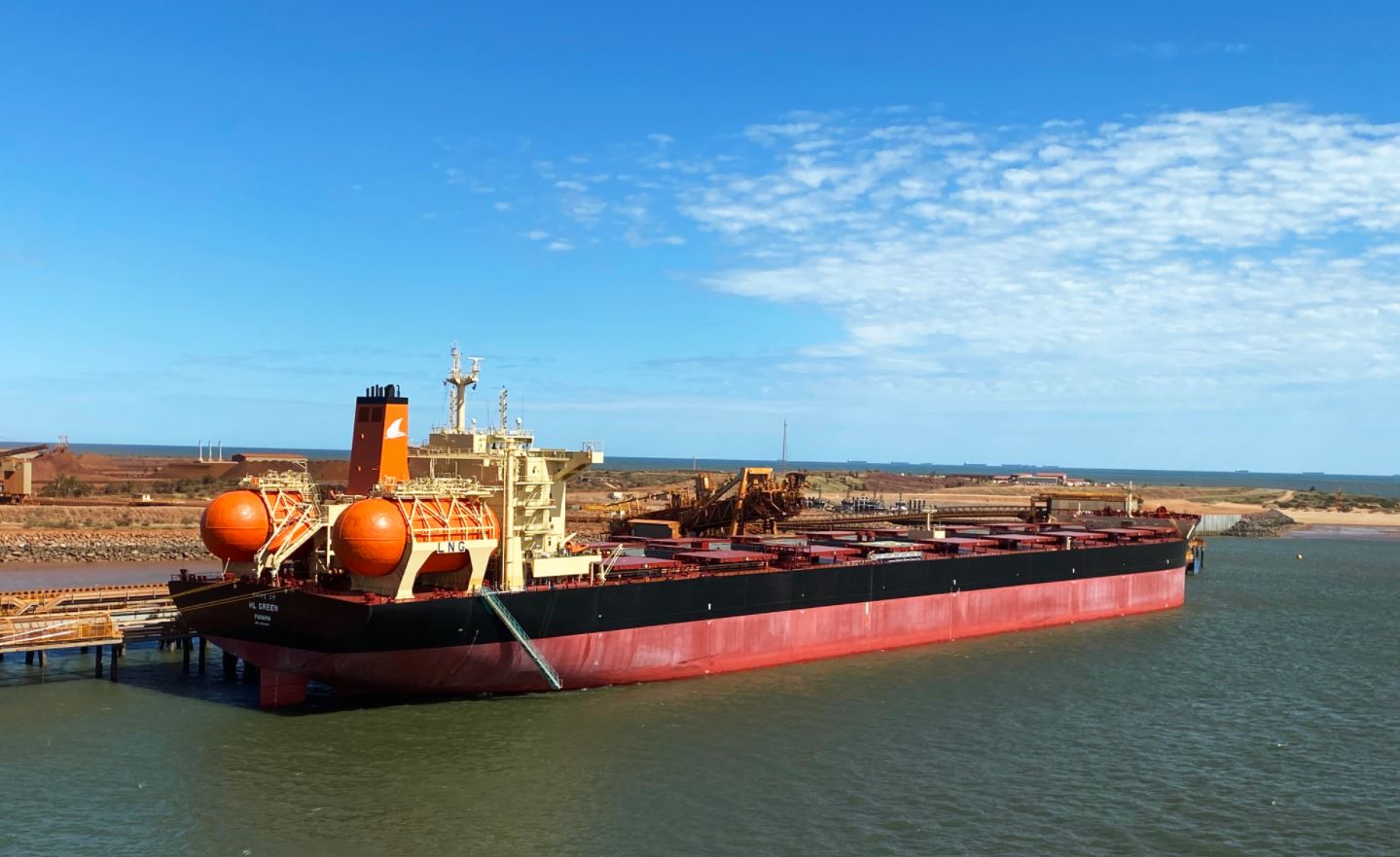 Australia's Port Hedland welcomes first LNG-powered vessel