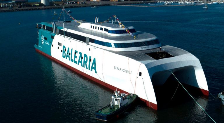 Baleria to start using first LNG-powered fast ferry in March