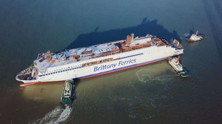 Brittany Ferries launches LNG-powered newbuild