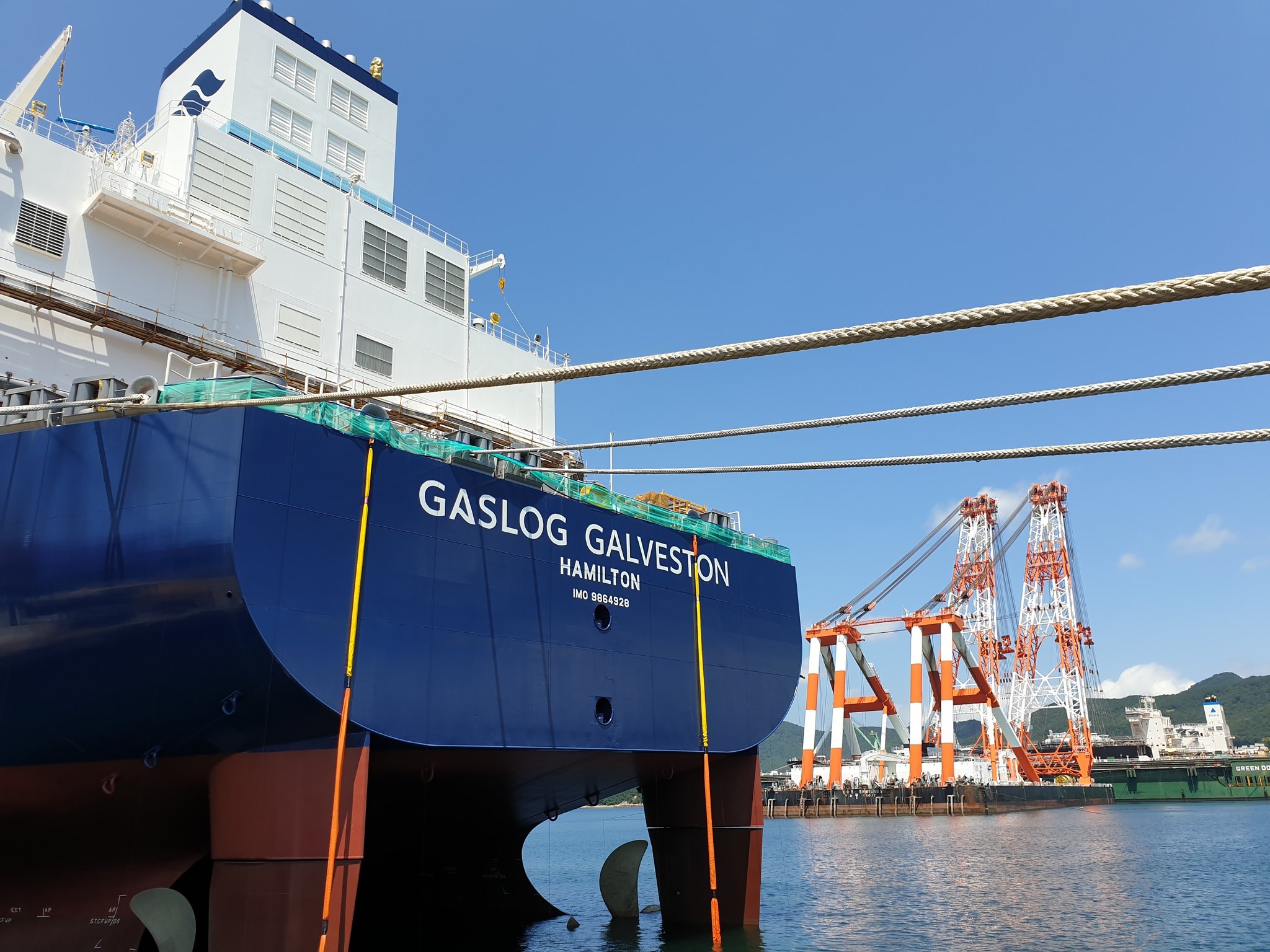 GasLog takes delivery of 2nd Cheniere-chartered newbuild