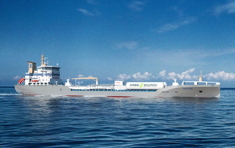 Keel laid for Terntank’s LNG hybrid tanker