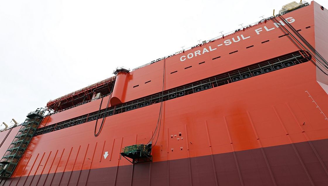 Eni's Coral FLNG gets flare boom2
