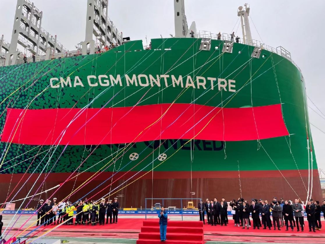 CMA CGM welcomes sixth LNG-powered ULCV