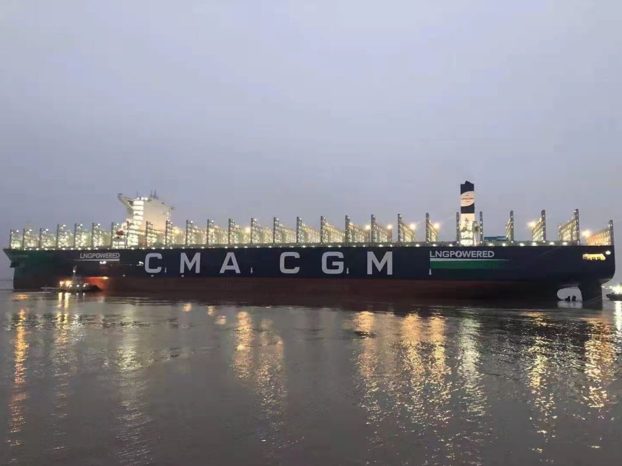 Hudong nearing delivery of CMA CGM LNG giant, continues works on first ...