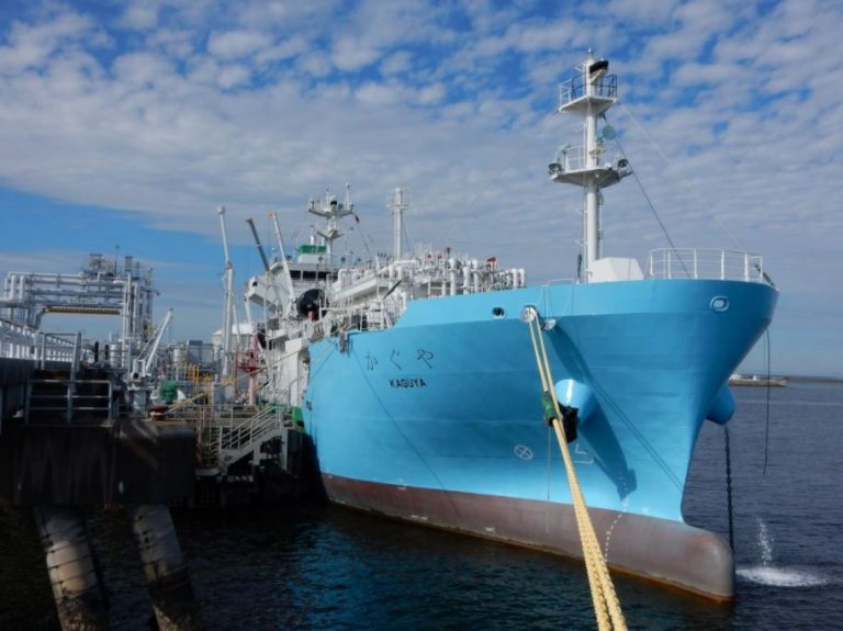 Japan's first LNG bunkering ship fuels K Line's newbuild car carrier