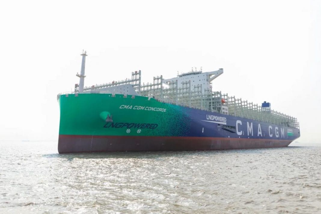 LNG-powered CMA CGM Concorde completes gas trials - LNG Prime