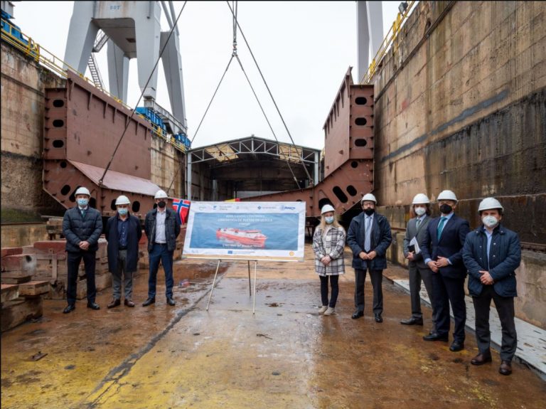Spain’s Armon lays keel for Knutsen’s LNG bunkering vessel