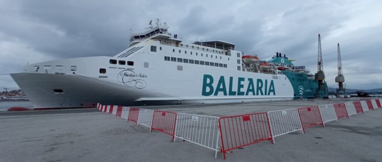Balearia’s converted ferry gets first LNG