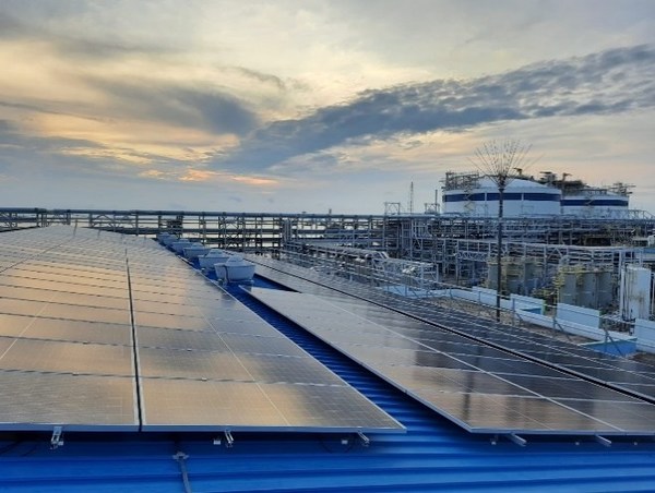 Total's solar systems start powering Singapore LNG