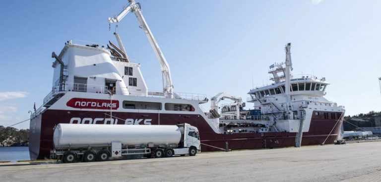 Norway's Gasnor starts LNG supplies to Nordlaks fish carrier