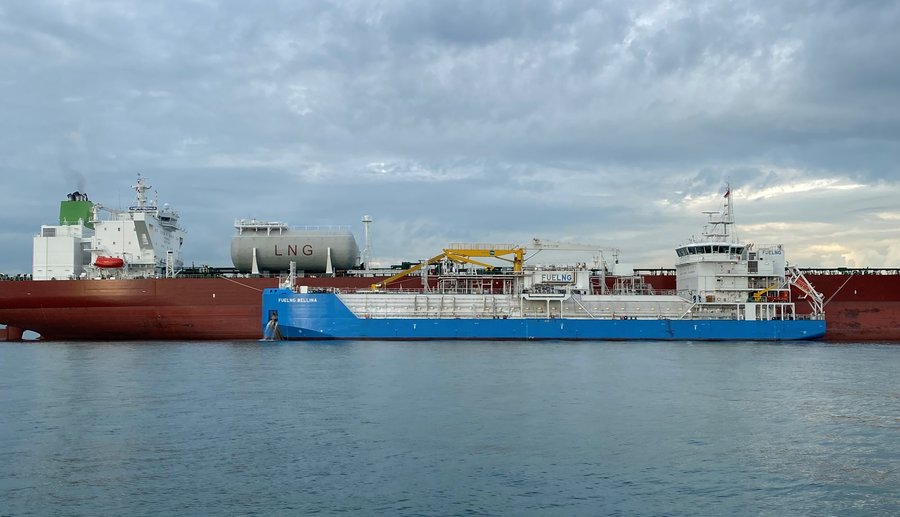Singapore’s first LNG bunkering vessel completes another op