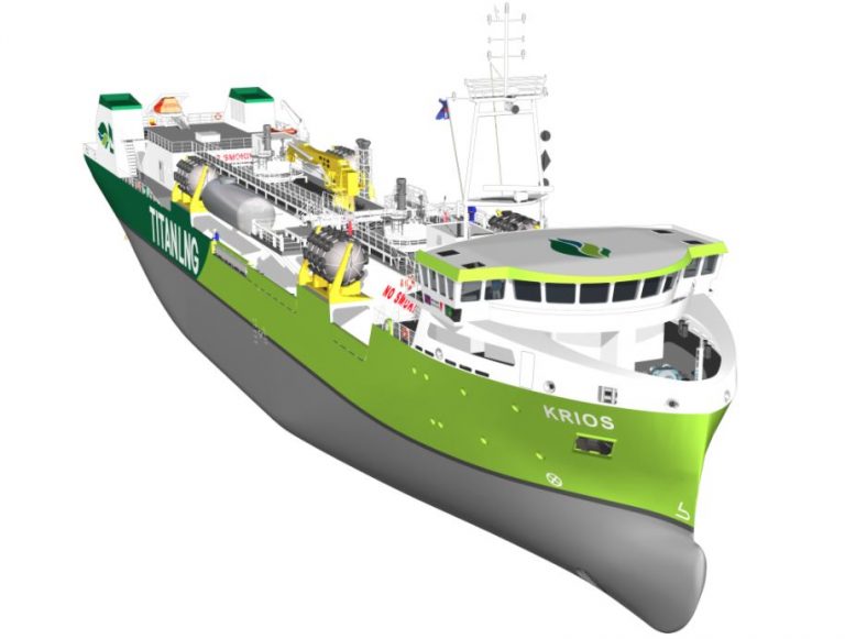 Titan plans to supply bio-LNG with new bunkering vessel in 2023