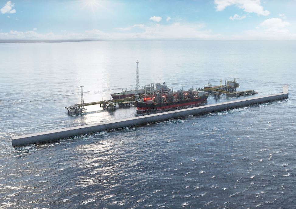 Work continues to progress on BP's Tortue FLNG project