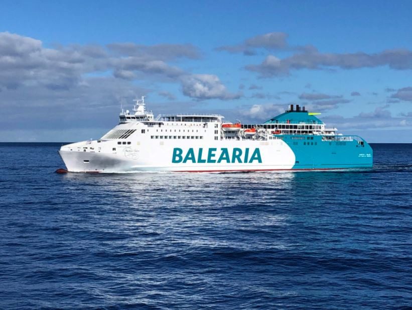 Balearia’s converted LNG ferry set to start work