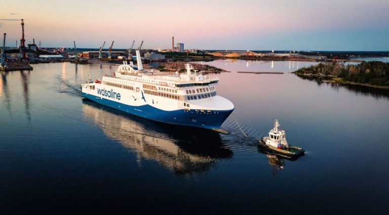 Delivery of Wasaline’s LNG-powered ferry pushed back to July