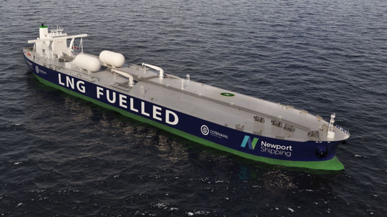 Newport Shipping gets DNV OK for LNG fuel tank system