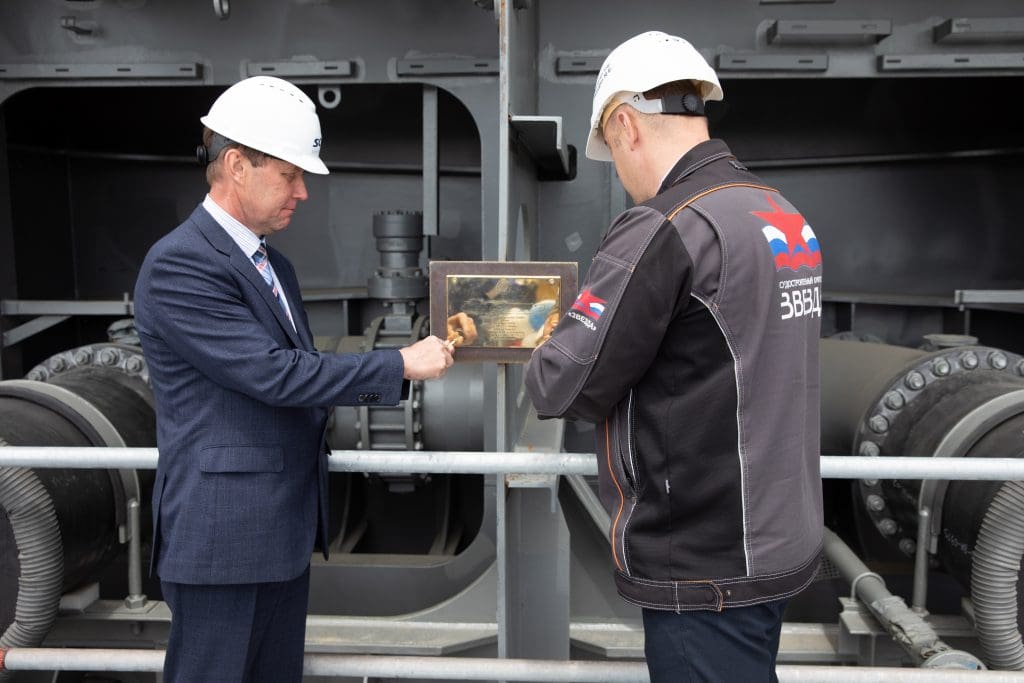 Russia’s Zvezda lays keel for first Arctic LNG 2 vessel