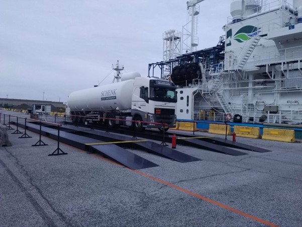 Titan launches ‘Bridge’ LNG truck loading facility in Zeebrugge