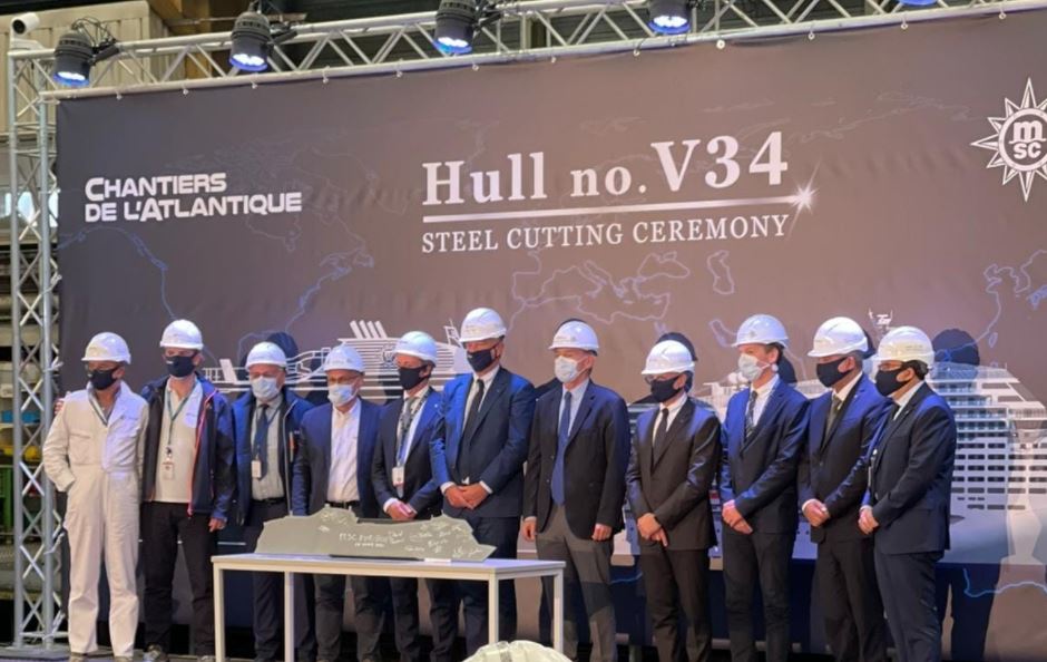Work starts on second MSC Cruises' LNG-powered vessel