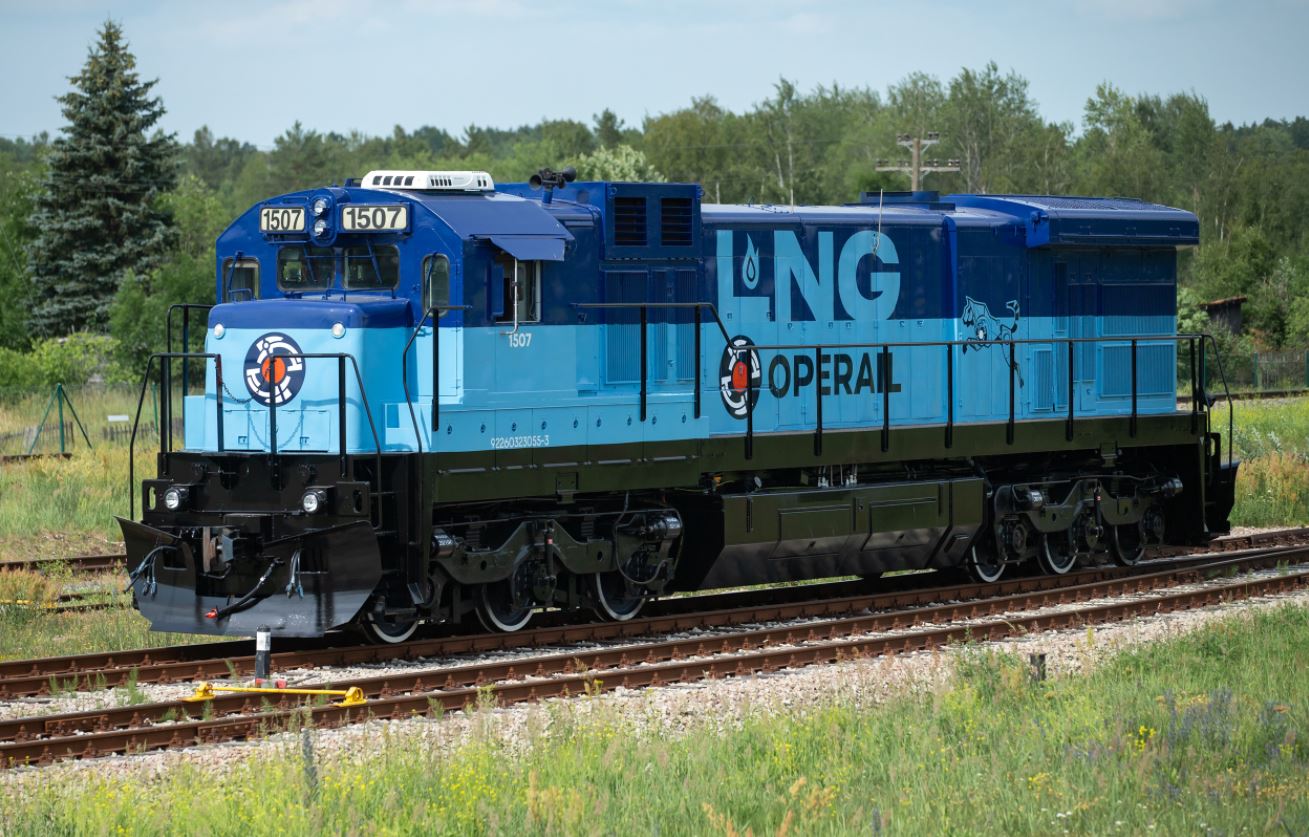 Estonia’s Operail launches its first LNG locomotive