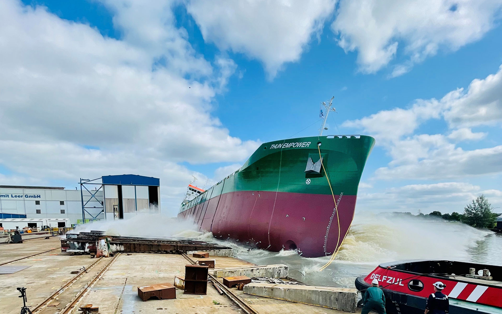 Ferus Smit launches another LNG-powered vessel for Thun Tankers