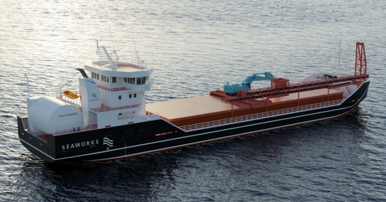Kongsberg to supply LNG propulsion for Seaworks’ bulker