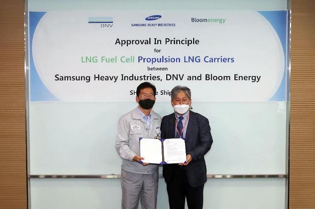 Samsung Heavy gets DNV OK for fuel cell-powered LNG carrier