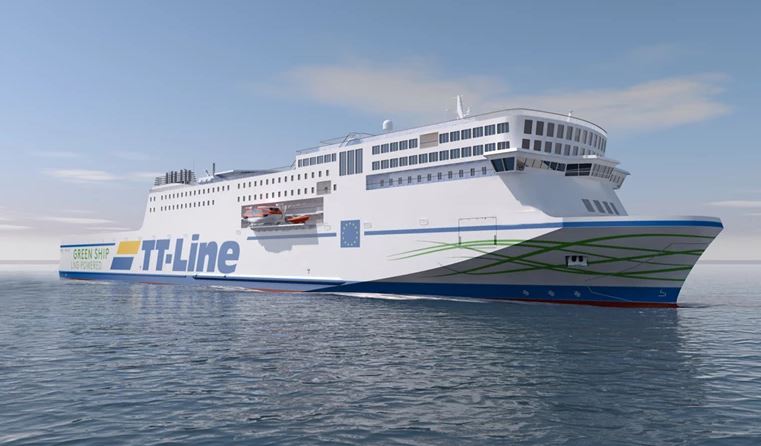 TT-Line's second LNG-powered ferry launched